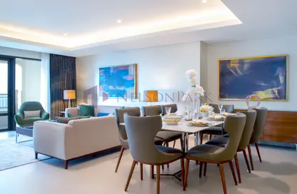 Apartment - 3 Bedrooms - 4 Bathrooms for rent in Abraj Bay - Abraj Quartiers - The Pearl Island - Doha
