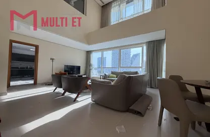 Duplex - 1 Bedroom - 2 Bathrooms for rent in Lusail Residence - Marina District - Lusail