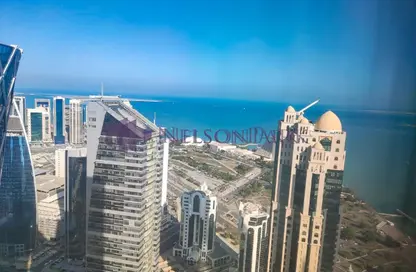 Office Space - Studio - 2 Bathrooms for sale in Palm Tower B - Palm Towers - West Bay - Doha