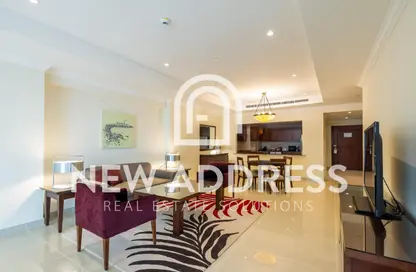 Apartment - 1 Bedroom - 1 Bathroom for rent in Porto Arabia - The Pearl Island - Doha