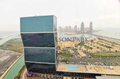 شقة - 3 غرف نوم - 5 حمامات للايجار في برج زجزاج  ب - أبراج زجزاج - الخليج الغربي - الدوحة