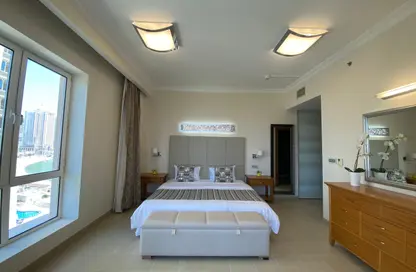 Apartment - 1 Bedroom - 2 Bathrooms for rent in Viva Bahriyah - The Pearl Island - Doha