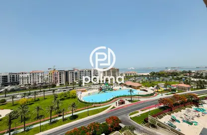 Apartment - Studio - 2 Bathrooms for rent in Viva West - Viva Bahriyah - The Pearl Island - Doha