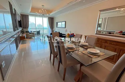Apartment - 3 Bedrooms - 3 Bathrooms for rent in Viva West - Viva Bahriyah - The Pearl Island - Doha