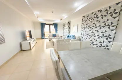 Apartment - 1 Bedroom - 2 Bathrooms for rent in West Porto Drive - Porto Arabia - The Pearl Island - Doha