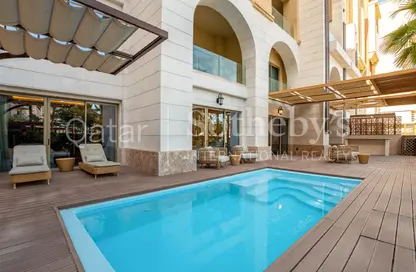 تاون هاوس - 3 غرف نوم - 4 حمامات للايجار في The St. Regis Marsa Arabia Island - Marsa Arabia - جزيرة اللؤلؤة - الدوحة