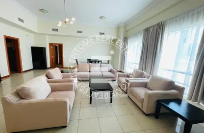 Apartment - 2 Bedrooms - 3 Bathrooms for rent in Al Rabban Tower - West Bay - West Bay - Doha
