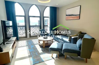 شقة - غرفة نوم - 2 حمامات للايجار في البلاج الغربي - البلاج - جزيرة اللؤلؤة - الدوحة