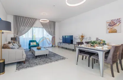 Living / Dining Room image for: Apartment - 1 Bedroom - 2 Bathrooms for rent in Al Waab - Al Waab - Doha, Image 1