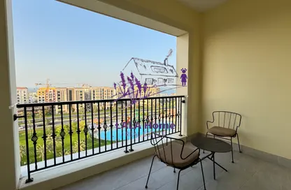 Apartment - Studio - 1 Bathroom for rent in Viva West - Viva Bahriyah - The Pearl Island - Doha