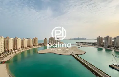 Apartment - 1 Bedroom - 1 Bathroom for rent in Viva West - Viva Bahriyah - The Pearl Island - Doha