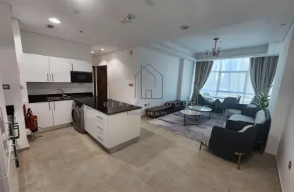 Kitchen image for: Apartment - 2 Bedrooms - 2 Bathrooms for rent in Marina District - Lusail, Image 1