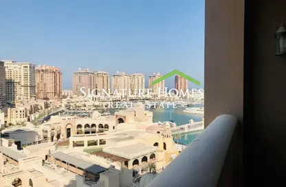 Apartment - 1 Bedroom - 2 Bathrooms for rent in Tower 5 - Porto Arabia - The Pearl Island - Doha
