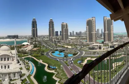 Apartment - 3 Bedrooms - 3 Bathrooms for rent in One Porto Arabia - Porto Arabia - The Pearl Island - Doha