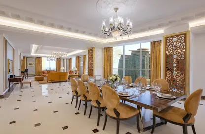 Apartment - 3 Bedrooms - 3 Bathrooms for rent in Dusit Hotel  and  Suites Doha - Diplomatic Street - West Bay - Doha