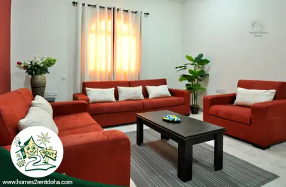 Living Room image for: Apartment - 2 Bedrooms - 1 Bathroom for rent in Al Kharaitiyat - Al Kharaitiyat - Al Kharaitiyat - Umm Salal Mohammed, Image 1