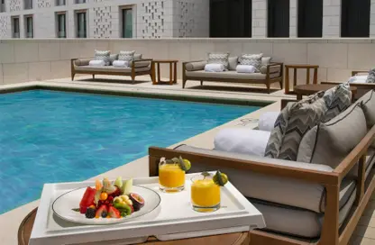 Pool image for: Apartment - 2 Bedrooms - 2 Bathrooms for rent in Mandarin Oriental - Doha - Msheireb Downtown Doha - Doha, Image 1