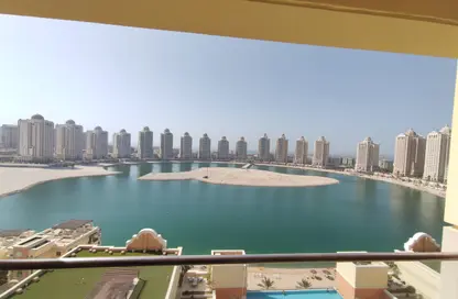 شقة - غرفة نوم - 2 حمامات للايجار في فيفا غرب - فيفا بحرية - جزيرة اللؤلؤة - الدوحة