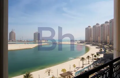 Water View image for: Apartment - 2 Bedrooms - 3 Bathrooms for rent in Viva Central - Viva Bahriyah - The Pearl Island - Doha, Image 1