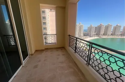 Apartment - 2 Bedrooms - 3 Bathrooms for rent in Viva East - Viva Bahriyah - The Pearl Island - Doha