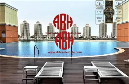 Apartment - 1 Bedroom - 2 Bathrooms for rent in Imperial Amber - Viva Bahriyah - The Pearl Island - Doha