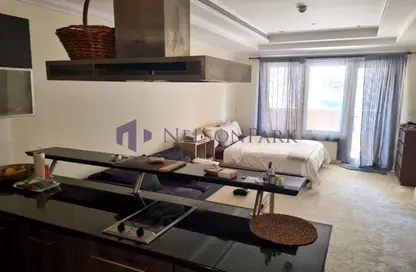 Apartment - Studio - 1 Bathroom for rent in Tower 19 - Porto Arabia - The Pearl Island - Doha