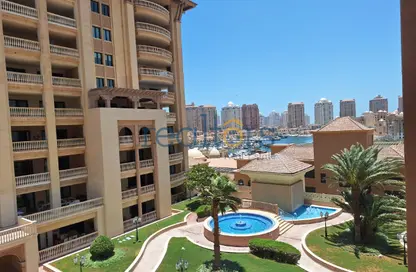 Apartment - 2 Bedrooms - 3 Bathrooms for rent in Tower 9 - Porto Arabia - The Pearl Island - Doha