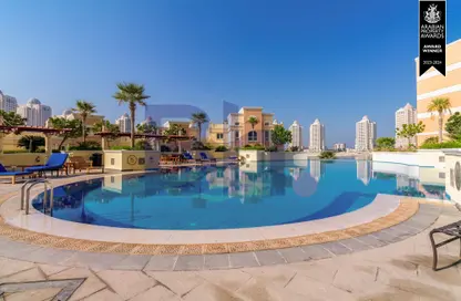 Pool image for: Apartment - 2 Bedrooms - 3 Bathrooms for sale in Tower 29 - Viva Bahriyah - The Pearl Island - Doha, Image 1