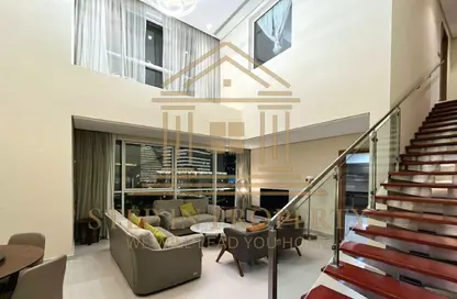 دوبلكس - غرفة نوم - 2 حمامات للايجار في مرتفعات مارينا لوسيل - منطقة المارينا - الوسيل