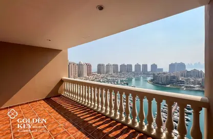 Apartment - 2 Bedrooms - 3 Bathrooms for rent in West Porto Drive - Porto Arabia - The Pearl Island - Doha