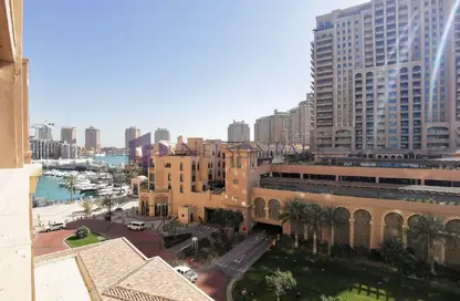 شقة - غرفة نوم - 2 حمامات للبيع في طريق بورتو الشرقي - بورتو أرابيا - جزيرة اللؤلؤة - الدوحة
