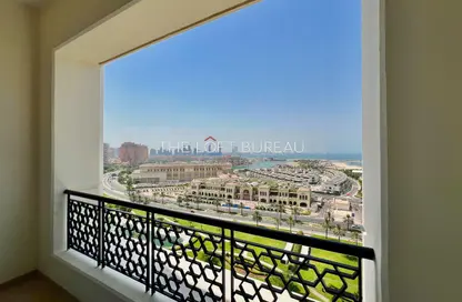 Apartment - 1 Bedroom - 2 Bathrooms for rent in Viva West - Viva Bahriyah - The Pearl Island - Doha