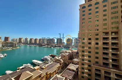 Apartment - 1 Bedroom - 2 Bathrooms for rent in East Porto Drive - Porto Arabia - The Pearl Island - Doha