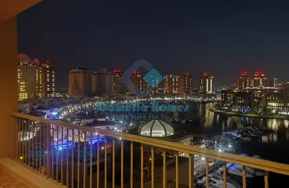 Apartment - 2 Bedrooms - 3 Bathrooms for rent in East Porto Drive - Porto Arabia - The Pearl Island - Doha