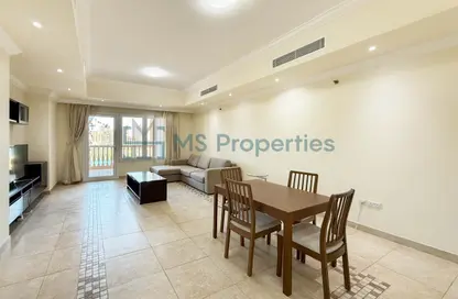 Apartment - 1 Bedroom - 2 Bathrooms for rent in West Porto Drive - Porto Arabia - The Pearl Island - Doha