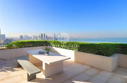 Terrace image for: Penthouse - 4 Bedrooms - 5 Bathrooms for rent in East Porto Drive - Porto Arabia - The Pearl Island - Doha, Image 1