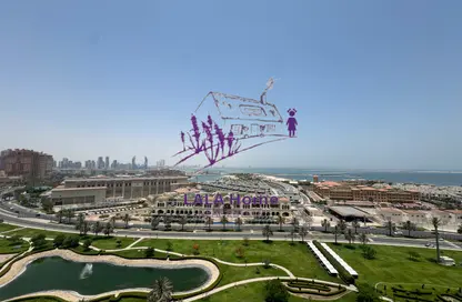 Apartment - 1 Bedroom - 2 Bathrooms for rent in Viva Central - Viva Bahriyah - The Pearl Island - Doha