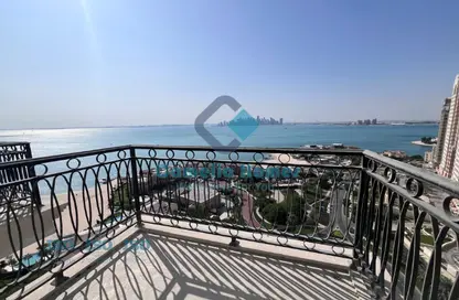 شقة - 2 غرف نوم - 4 حمامات للايجار في حدائق فلورستا - حدائق فلورستا - جزيرة اللؤلؤة - الدوحة