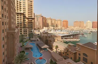 Apartment - 2 Bedrooms - 2 Bathrooms for sale in Sabban Towers - Porto Arabia - The Pearl Island - Doha