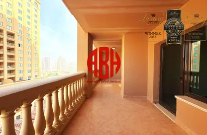 Apartment - 1 Bedroom - 2 Bathrooms for rent in East Porto Drive - Porto Arabia - The Pearl Island - Doha Apartment - 1 Bedroom - 2 Bathrooms for rent in East Porto Drive - Porto Arabia - The Pearl Island - Doha