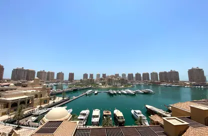 شقة - غرفة نوم - 1 حمام للايجار في طريق بورتو الشرقي - بورتو أرابيا - جزيرة اللؤلؤة - الدوحة