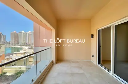 Apartment - 3 Bedrooms - 3 Bathrooms for rent in Viva East - Viva Bahriyah - The Pearl Island - Doha