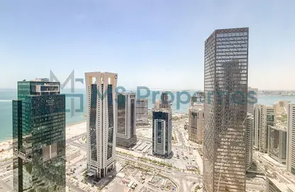 شقة - 2 غرف نوم - 3 حمامات للايجار في برج وست باي - الخليج الجنوبي - الخليج الغربي - الدوحة