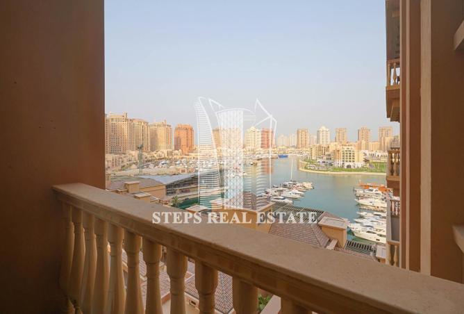 Apartment - 2 Bedrooms - 3 Bathrooms for sale in West Porto Drive - Porto Arabia - The Pearl Island - Doha