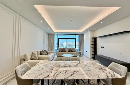 Apartment - 2 Bedrooms - 3 Bathrooms for rent in Lusail Marina Heights - Marina District - Lusail