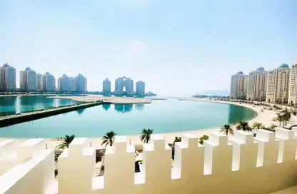 شقة - غرفة نوم - 2 حمامات للايجار في اجنحة بلال بيرل - فيفا بحرية - جزيرة اللؤلؤة - الدوحة