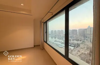 شقة - غرفة نوم - 2 حمامات للايجار في طريق بورتو الغربي - بورتو أرابيا - جزيرة اللؤلؤة - الدوحة