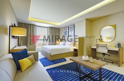 Room / Bedroom image for: Apartment - 1 Bathroom for rent in West Bay - Doha, Image 1