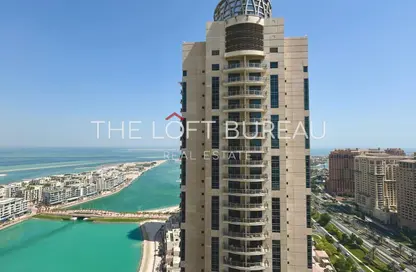 Apartment - 1 Bedroom - 2 Bathrooms for rent in Abraj Bay - Abraj Quartiers - The Pearl Island - Doha