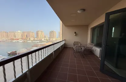 شقة - 3 غرف نوم - 4 حمامات للايجار في طريق بورتو الشرقي - بورتو أرابيا - جزيرة اللؤلؤة - الدوحة